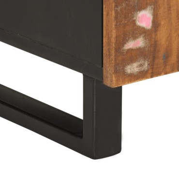 vidaXL Τραπεζάκι Σαλονιού 100x54x40cm Μασίφ Ανακυκλ. Ξύλο & Επεξ. Ξύλο 1 τεμ.