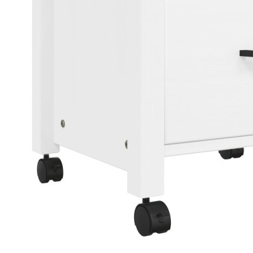 vidaXL Τρόλεϊ Κουζίνας MONZA 48x40x88,5cm από Μασίφ Ξύλο Πεύκου 1 τεμ.
