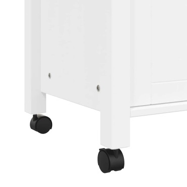 vidaXL Τρόλεϊ Κουζίνας MONZA 84x40x88,5cm από Μασίφ Ξύλο Πεύκου 1 τεμ.