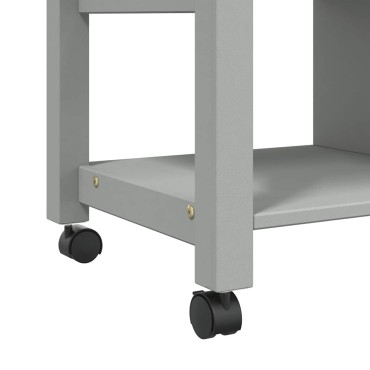 vidaXL Τρόλεϊ Κουζίνας MONZA 84x40x88,5cm από Μασίφ Ξύλο Πεύκου 1 τεμ.