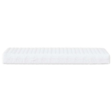 vidaXL Στρώμα Αφρού Σκληρότητα H2 H3 Λευκό 80x210cm 1 τεμ. - Μονό