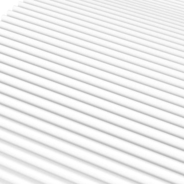 vidaXL Στρώμα Αφρού Σκληρότητα H2 H3 Λευκό 80x210cm 1 τεμ. - Μονό