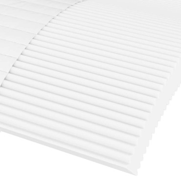 vidaXL Στρώμα Αφρού Σκληρότητα H2 H3 Λευκό 80x210cm 1 τεμ. - Μονό