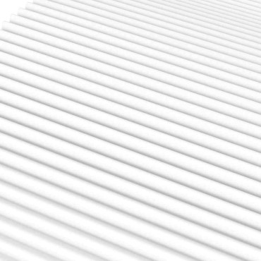 vidaXL Στρώμα Αφρού Σκληρότητα H2 H3 Λευκό 140x210cm 1 τεμ. - Διπλό