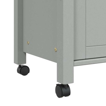 vidaXL Τρόλεϊ Κουζίνας MONZA 60x40x88,5cm από Μασίφ Ξύλο Πεύκου 1 τεμ.