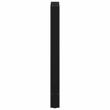vidaXL Πόδια Τραπεζιού Μπαρ 2 τεμ. Μαύρα 50x(90-91)cm Ατσάλι