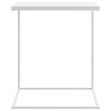 vidaXL Τραπέζι Βοηθητικό Λευκό 55x35x66cm από Επεξεργασμένο Ξύλο 1 τεμ.