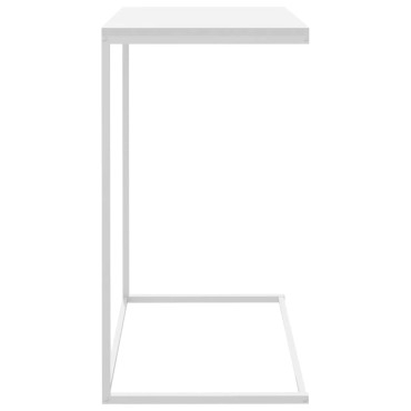 vidaXL Τραπέζι Βοηθητικό Λευκό 55x35x66cm από Επεξεργασμένο Ξύλο 1 τεμ.