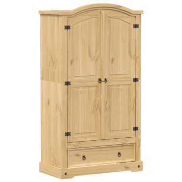 vidaXL Ντουλάπα Corona 102x52x186cm από Μασίφ Ξύλο Πεύκου 1 τεμ.