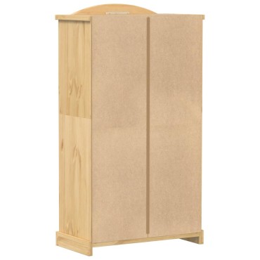 vidaXL Ντουλάπα Corona 102x52x186cm από Μασίφ Ξύλο Πεύκου 1 τεμ.