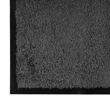 vidaXL Χαλάκι Εξώπορτας Ανθρακί 80 x 120 x 1.2 cm Ύφασμα τέντι