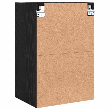 vidaXL Κρεμαστό ντουλάπι Μαύρη δρυς 40x29,5x60cm
