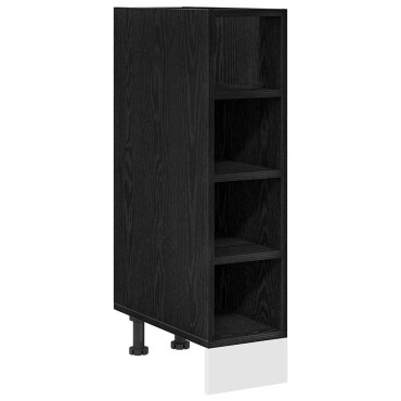 vidaXL Βάση Ντουλάπας Κουζίνας Μαύρη δρυς 20x44,5x81,5cm