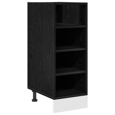 vidaXL Βάση Ντουλάπας Κουζίνας Μαύρη δρυς 30x44,5x81,5cm