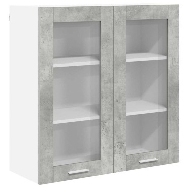vidaXL Κρεμαστό ντουλάπι Σκυρόδεμα Γκρι 80x31x80cm