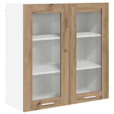vidaXL Κρεμαστό ντουλάπι Artisan Oak 80x31x80cm