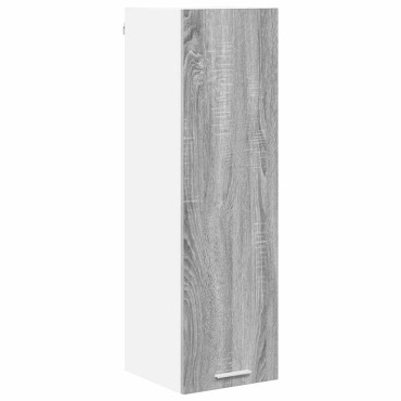 vidaXL Κρεμαστό ντουλάπι Γκρίζο Σονομα 30x31x100cm
