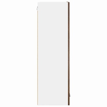 vidaXL Κρεμαστό ντουλάπι Καπνιστό Δρύς 40x31x100cm