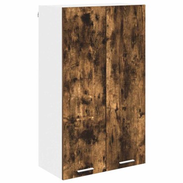 vidaXL Κρεμαστό ντουλάπι Καπνιστό Δρύς 60x31x100cm