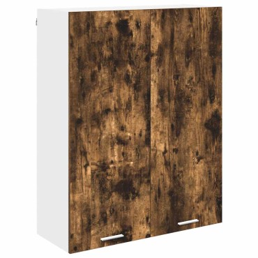 vidaXL Κρεμαστό ντουλάπι Καπνιστό Δρύς 80x31x100cm