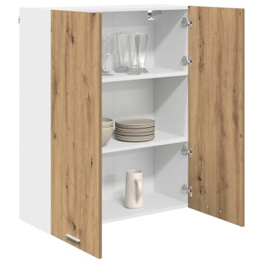 vidaXL Κρεμαστό ντουλάπι Artisan Oak 80x31x100cm