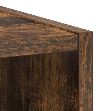 vidaXL Κρεμαστό ντουλάπι Καπνιστό Δρύς 20x29,5x40cm