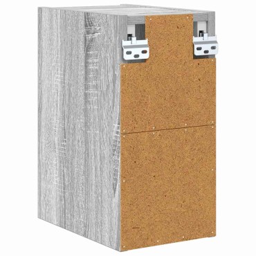 vidaXL Κρεμαστό ντουλάπι Γκρίζο Σονομα 20x29,5x40cm