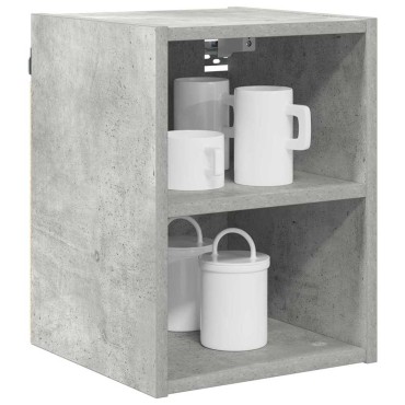 vidaXL Κρεμαστό ντουλάπι Σκυρόδεμα Γκρι 30x29,5x40cm