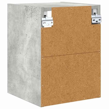 vidaXL Κρεμαστό ντουλάπι Σκυρόδεμα Γκρι 30x29,5x40cm
