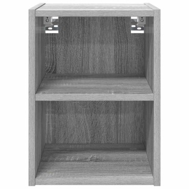 vidaXL Κρεμαστό ντουλάπι Γκρίζο Σονομα 30x29,5x40cm