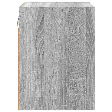 vidaXL Κρεμαστό ντουλάπι Γκρίζο Σονομα 30x29,5x40cm