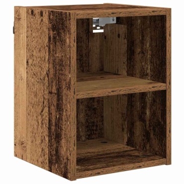 vidaXL Κρεμαστό ντουλάπι Παλιό ξύλο 30x29,5x40cm