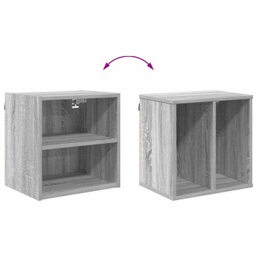 vidaXL Κρεμαστό ντουλάπι Γκρίζο Σονομα 40x29,5x40cm