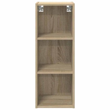 vidaXL Κρεμαστό ντουλάπι Δρύς Sonoma 30x29,5x80cm