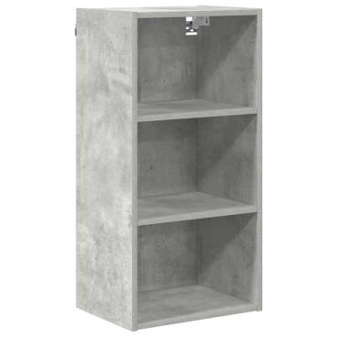 vidaXL Κρεμαστό ντουλάπι Σκυρόδεμα Γκρι 40x29,5x80cm