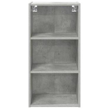vidaXL Κρεμαστό ντουλάπι Σκυρόδεμα Γκρι 40x29,5x80cm