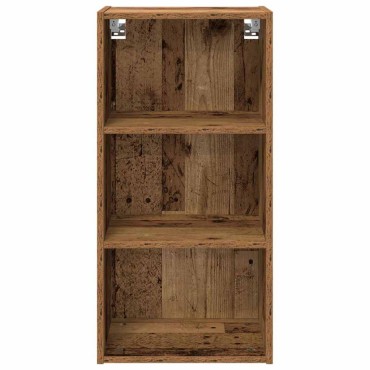 vidaXL Κρεμαστό ντουλάπι Παλιό ξύλο 40x29,5x80cm