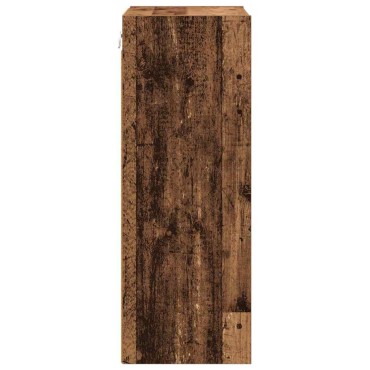vidaXL Κρεμαστό ντουλάπι Παλιό ξύλο 40x29,5x80cm
