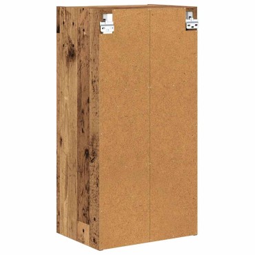vidaXL Κρεμαστό ντουλάπι Παλιό ξύλο 40x29,5x80cm