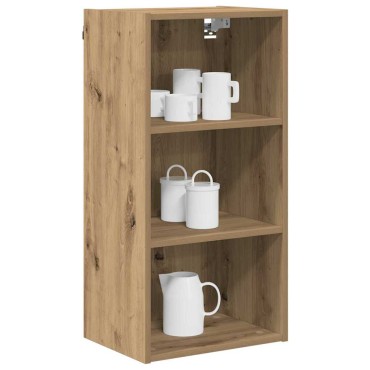 vidaXL Κρεμαστό ντουλάπι Artisan Oak 40x29,5x80cm