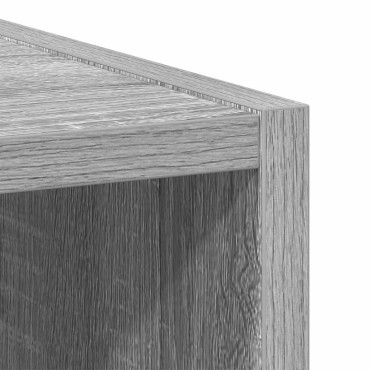 vidaXL Κρεμαστό ντουλάπι Γκρίζο Σονομα 30x29,5x100cm