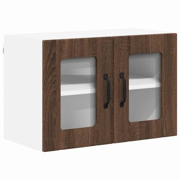 vidaXL Ραφιέρα τοίχου LUCCA Καφέ Ξύλο Δρυός 60x31x40 εκ