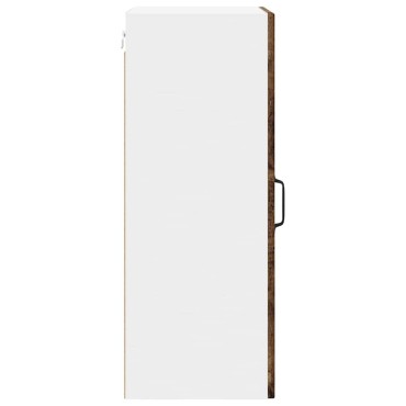vidaXL Ραφιέρα τοίχου LUCCA Παλαιωμένο ξύλο 40x31x80cm