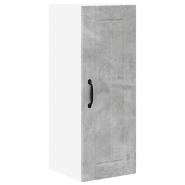 vidaXL Ντουλάπα Τοίχου LUCCA Γκρι Σκυροδέματος 30x31x80cm