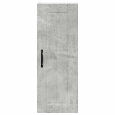 vidaXL Ντουλάπα Τοίχου LUCCA Γκρι Σκυροδέματος 30x31x80cm