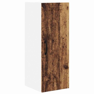vidaXL Ντουλάπα Τοίχου LUCCA Παλαιωμένο ξύλο 30x31x80cm