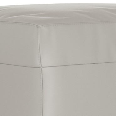 vidaXL Πάγκος Ανοιχτό Γκρι 100x35x41cm από Ύφασμα Μικροϊνών 1 τεμ.