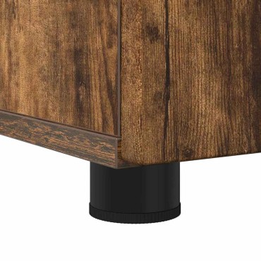 vidaXL Σετ Επίπλων Μπάνιου με συρτάρι με ράφι 3 τεμ. Καπνιστό Δρύς 76,5x35x64cm