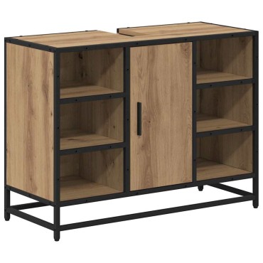 vidaXL Σετ Επίπλων Μπάνιου 4 τεμ. Artisan Oak 80x33x60 εκ