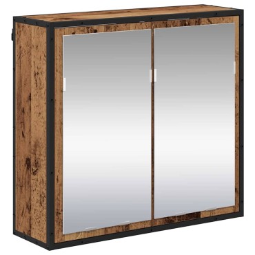 vidaXL Σετ Επίπλων Μπάνιου 3 τεμ. Παλιό Ξύλο 65x33x60 εκ